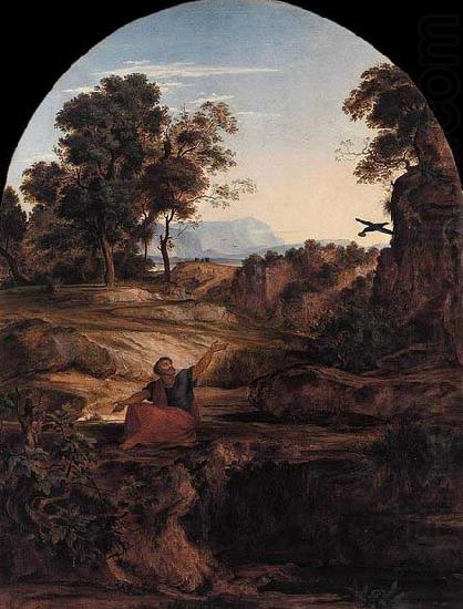 Ferdinand Olivier Elijah in the Wilderness china oil painting image